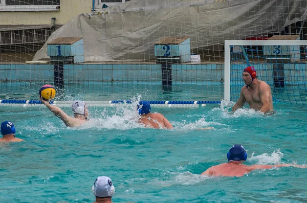 Lviv Ukraine Juin 2018 Les Athlètes Jouent Dans Piscine Water — Photo