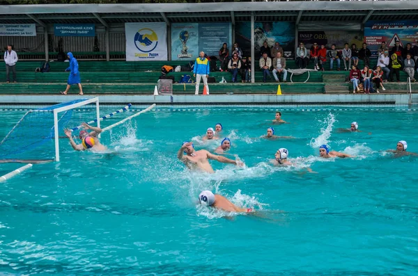 Lviv Ukraine June 2018 Athletes Play Pool Water Polo — Stock Photo, Image