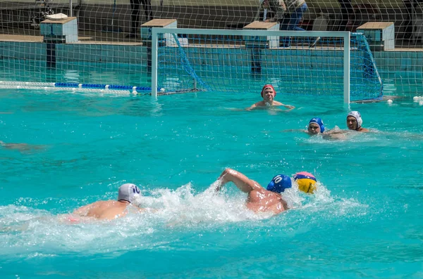 Lvov Ukrajina Červen 2018 Sportovci Hrát Bazénu Vodní Pólo — Stock fotografie