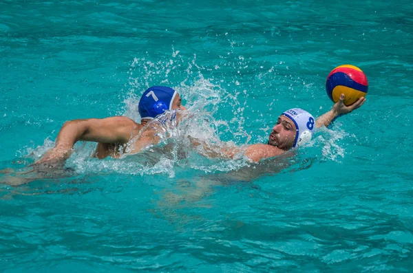 Lviv Ukraine Juni 2018 Athleten Spielen Pool Wasserball — Stockfoto