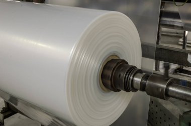 Makine ile Polietilen plastik torba üretimi için