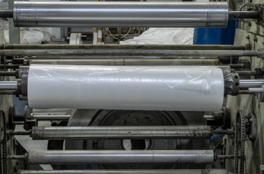 Makine ile Polietilen plastik torba üretimi için