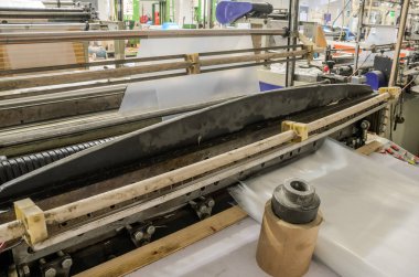 Makine ile Polietilen plastik torba üretimi için