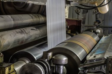 Makine ile Polietilen plastik torba üretimi için