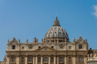 Vatikan'daki St. Peter Kilisesi kubbe