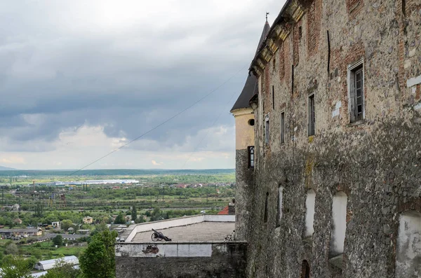 Mukachevo Oekraïne Mei 2019 Torens Van Het Oude Kasteel Palanok — Stockfoto