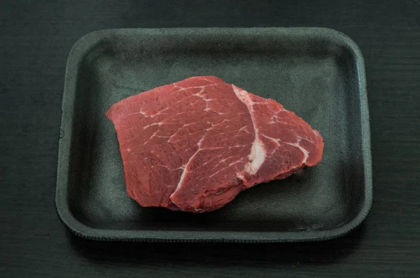 Nyers Borda Szem Marha Steak Fedélzeten — Stock Fotó