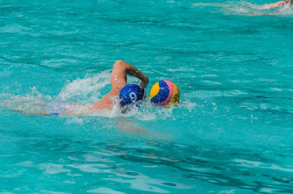 Lviv Oekraïne Juni 2019 Atleten Het Zwembad Spelen Waterpolo — Stockfoto