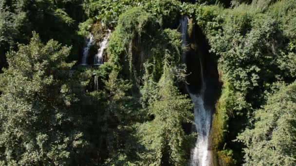 Talya Şelale Cascata Delle Marmore Dağ Çağlayanlar — Stok video