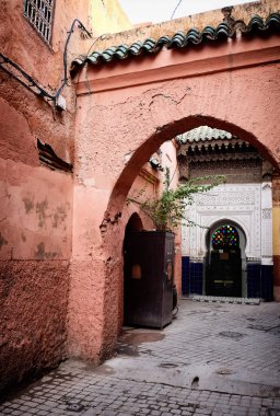 Dar Medine kemer sokak Marrakesh, Morocco