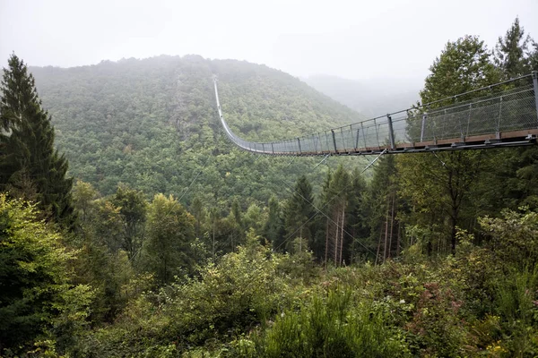 Puente colgante Geierlay en Alemania — Foto de Stock