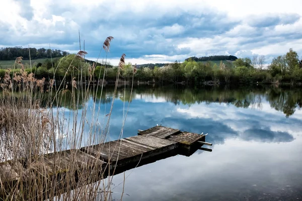 Haff Reimech pond view — Stock Photo, Image