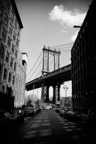 Vue sur le pont de manhattan à New York — Photo