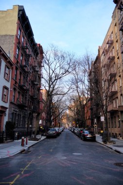 New York'un Greenwich Village sokak görünümü