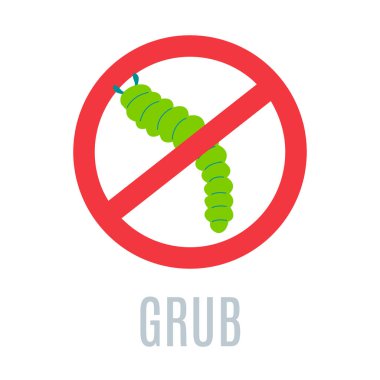Kırmızı yasağı dur işareti çapraz grub ile
