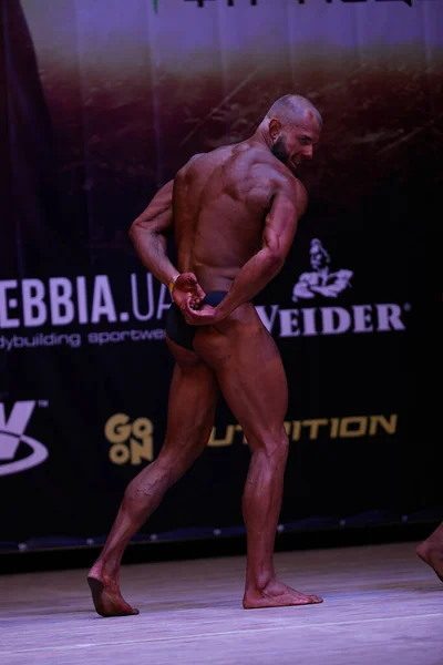 Men Performance Kiev City Bodybuilding Cup Premises Kiev Polytechnic Institute — Stock Photo, Image