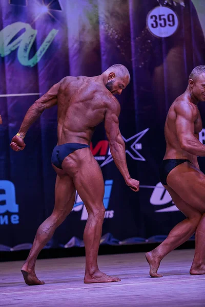 Auftritt Der Männer Beim Bodybuilding Cup Der Stadt Kiew Den — Stockfoto