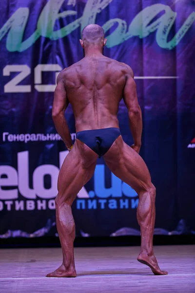 Men Performance Kiev City Bodybuilding Cup Premises Kiev Polytechnic Institute — Stock Photo, Image