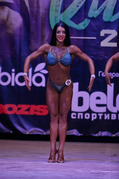 Women Performance Kiev City Bodybuilding Cup Premises Kiev Polytechnic Institute — Stock Photo, Image