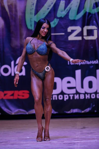 Women Performance Kiev City Bodybuilding Cup Premises Kiev Polytechnic Institute — Stock Photo, Image