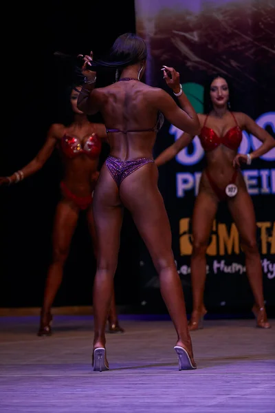 Girls Performance Kiev City Bodybuilding Cup Premises Kiev Polytechnic Institute — Stock Photo, Image
