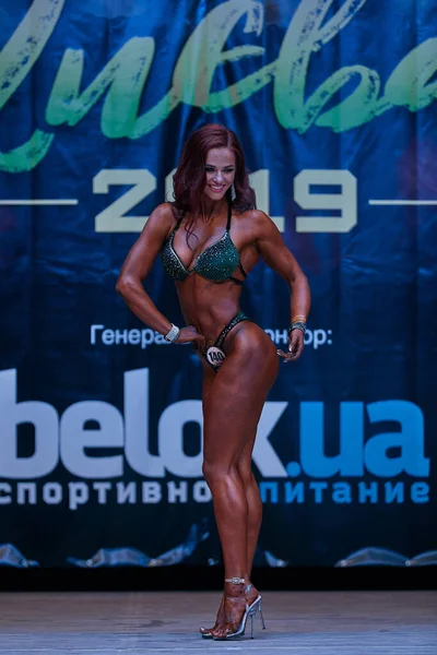 Vrouwenvoorstelling Kiev City Bodybuilding Cup Het Pand Van Het Kiev — Stockfoto