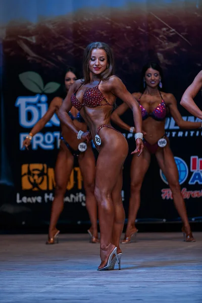 Vrouwenvoorstelling Kiev City Bodybuilding Cup Het Pand Van Het Kiev — Stockfoto