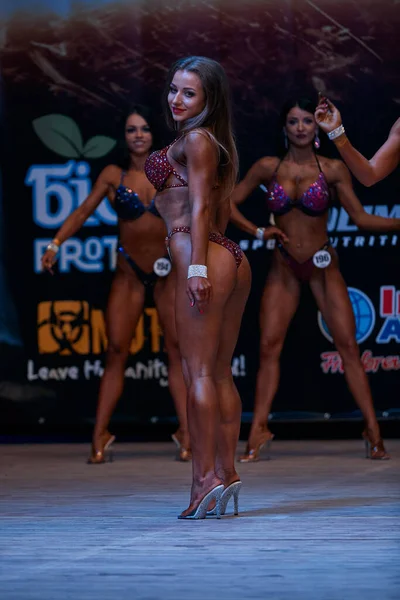 Women Performance Kiev City Bodybuilding Cup Premises Kiev Polytechnic Institute — Stock Photo, Image