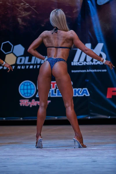 Women Performance Kiev City Bodybuilding Cup Premises Kiev Polytechnic Institute — Stock Photo, Image