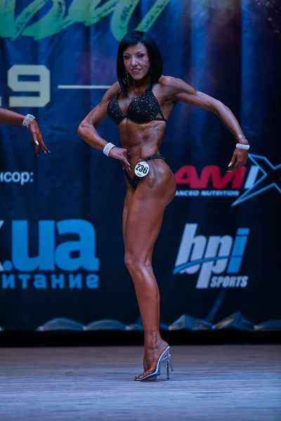 Auftritt Der Frauen Beim Bodybuilding Cup Der Stadt Kiew Den — Stockfoto