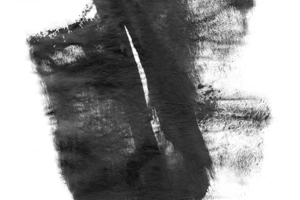 Abstrakcyjna Czarna Plama Atramentu Chiński Tło Atramentu Papierze Akwarelowym — Zdjęcie stockowe