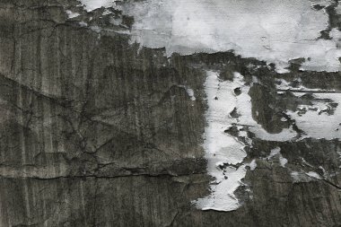 Soyut mürekkep arka plan. Mermer tarzı. Beyaz kağıt üzerinde siyah boya kontur dokusu. Grunge çamur sanat. Görüntüyü spackling yapıştırın. Web tasarım için guaş duvar kağıdı. Alçıpan çamur sanat. Tablomsu plaste