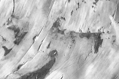 Soyut mürekkep arka plan. Mermer tarzı. Beyaz kağıt üzerinde siyah boya kontur dokusu. Grunge çamur sanat. Görüntüyü spackling yapıştırın. Web tasarım için guaş duvar kağıdı. Alçıpan çamur sanat. Tablomsu plaste
