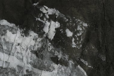 Soyut mürekkep arka plan. Mermer tarzı. Beyaz kağıt üzerinde siyah boya kontur dokusu. Grunge çamur sanat. Görüntüyü spackling yapıştırın. Web tasarım için guaş duvar kağıdı. Alçıpan çamur sanat. Tablomsu plaste