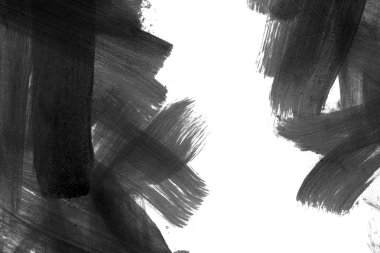 Soyut mürekkep arkaplanı. Mermer tarzı. Beyaz kağıda siyah boya dokusu. Ağ ve oyun tasarımı için duvar kağıdı. Grunge çamur sanatı. Kalem suyunun makro resmi. Koyu Smear