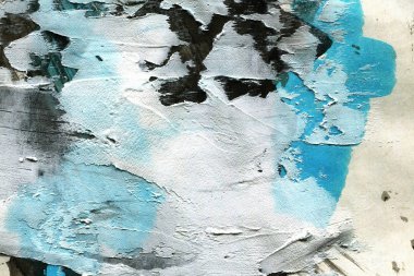 Soyut mürekkep arka plan. Mermer tarzı. beyaz kağıt üzerine boya kontur dokusu. Grunge çamur sanat. Görüntüyü spackling yapıştırın. Web tasarım için guaş duvar kağıdı. Alçıpan çamur sanat. Tablomsu plaste