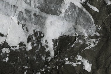 Soyut mürekkep arka plan. Mermer tarzı. Beyaz kağıt üzerinde siyah boya kontur dokusu. Grunge çamur sanat. Görüntüyü spackling yapıştırın. Web tasarım için guaş duvar kağıdı. Alçıpan çamur sanat. Tablomsu plaste