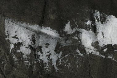 Soyut mürekkep arka plan. Mermer tarzı. Beyaz kağıt üzerinde siyah boya kontur dokusu. Grunge çamur sanat. Görüntüyü spackling yapıştırın. Web tasarım için guaş duvar kağıdı. Alçıpan çamur sanat. Tablomsu plaste