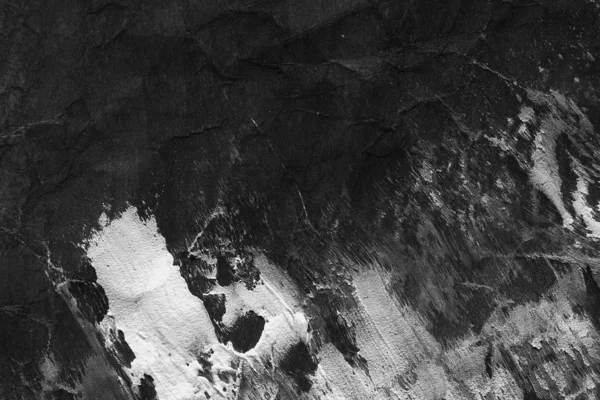 Abstrakter Tuschehintergrund Marmorstil Schwarze Strichstruktur Auf Weißem Papier Grunge Schlammkunst — Stockfoto