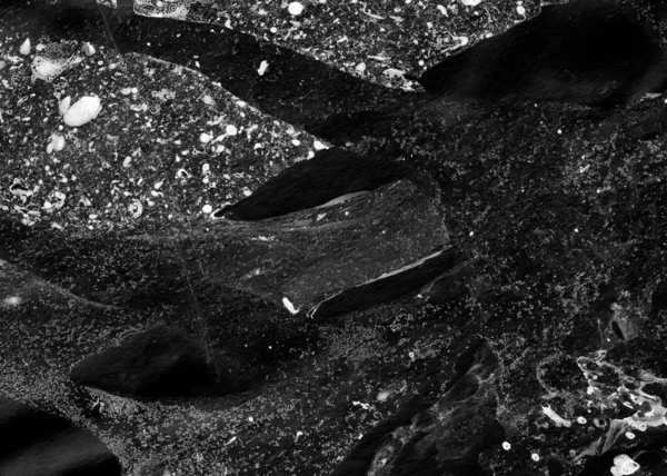 Абстрактный Чернильный Фон Мраморный Стиль Текстура Черного Штриха Белой Бумаге — стоковое фото