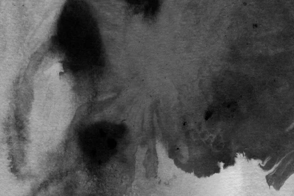 Αφηρημένη Μαύρη Μελάνη Κινέζικο Φόντο Μελάνι Χαρτί Ακουαρέλα — Φωτογραφία Αρχείου