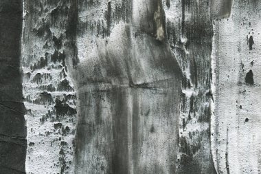 Soyut mürekkep arka plan. Mermer tarzı. Beyaz kağıt üzerinde siyah boya kontur dokusu. Grunge çamur sanat. Görüntüyü spackling yapıştırın. Web tasarım için guaş duvar kağıdı. Alçıpan çamur sanat. Tablomsu plaste