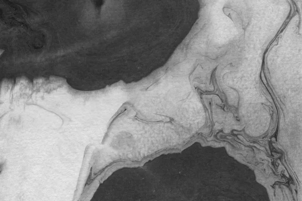 Абстрактні Чорні Чорнильні Плями Китайський Фон Акварелі Паперу — стокове фото