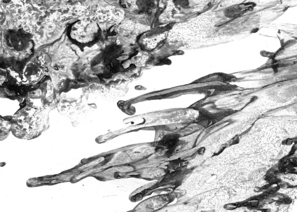 Lukisan Minyak Abstrak Buatan Tangan Cat Tekstur Sapuan Pada Kanvas — Stok Foto