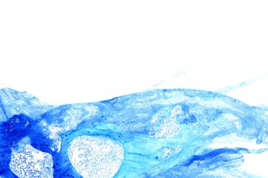 Soyut mürekkep arkaplanı. Mermer tarzı. Beyaz kağıda siyah boya dokusu. Ağ ve oyun tasarımı için duvar kağıdı. Grunge çamur sanatı. Kalem suyunun makro resmi. Koyu Smear