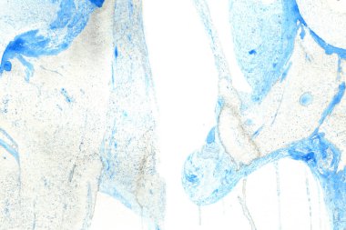 Soyut mürekkep arkaplanı. Mermer tarzı. Beyaz kağıda siyah boya dokusu. Ağ ve oyun tasarımı için duvar kağıdı. Grunge çamur sanatı. Kalem suyunun makro resmi. Koyu Smear