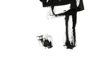 Soyut mürekkep arkaplanı. Mermer tarzı. Beyaz kağıda siyah boya dokusu. Ağ ve oyun tasarımı için duvar kağıdı. Grunge çamur sanatı. Kalem suyunun makro resmi. Koyu Smear