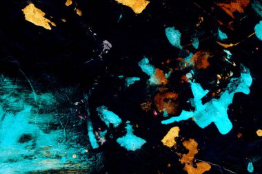 Soyut mürekkep arkaplanı. Mermer tarzı. Beyaz kağıda siyah boya dokusu. Ağ ve oyun tasarımı için duvar kağıdı. Grunge çamur sanatı. Kalem suyunun makro resmi. Koyu Smear