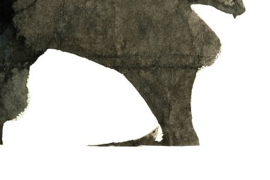 Soyut mürekkep arkaplanı. Mermer tarzı. Beyaz kağıda siyah boya dokusu. Ağ ve oyun tasarımı için duvar kağıdı. Grunge çamur sanatı. Kalem suyunun makro resmi. Koyu Smear