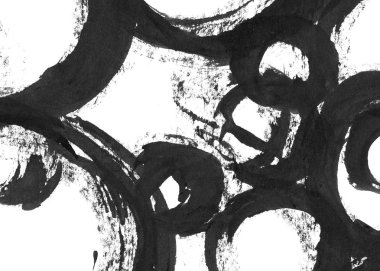 Soyut mürekkep arkaplanı. Mermer tarzı. Beyaz kağıda siyah boya dokusu. Ağ ve oyun tasarımı için duvar kağıdı. Grunge çamur sanatı. Kalem suyunun makro resmi. Koyu Smear